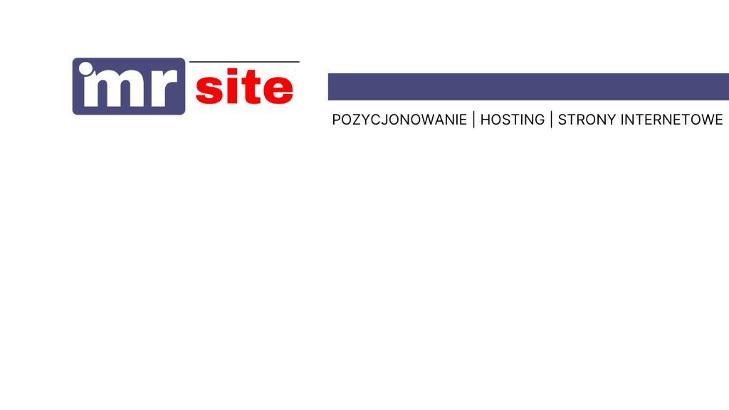 Zdjęcie na okładce dla MRsite.pl - Pozycjonowanie | Hosting | Strony internetowe
